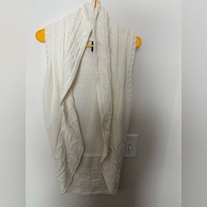 Vanity Ivory Open Front Cardigan